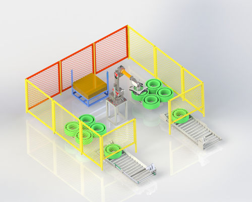 Macchine di avvolgimento automatiche per le cinghie in PET con sistema automatico di palletizzazione