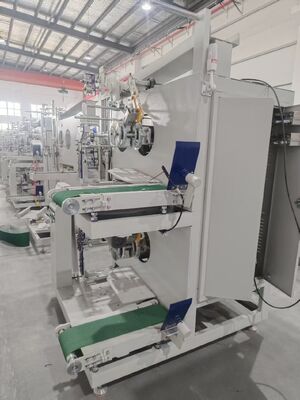 Avvolgitore automatico di nastro in PP che accorcia la lunghezza della linea di produzione