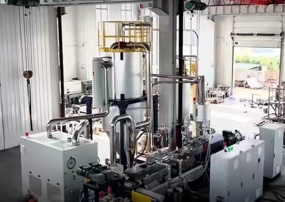 Linea di estrusione della cinghia per animali da asciugatura a avvolgimento