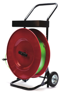 Dispenser di cinghie in PP poliestere PET Dispenser mobile di cinghie in carrello