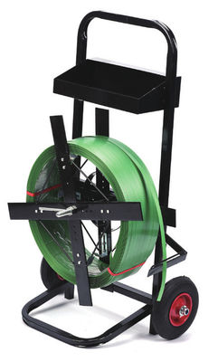 Dispenser di cinghie in PP poliestere PET Dispenser mobile di cinghie in carrello