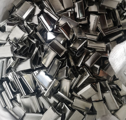 Sottovoce di metallo galvanizzato di tenuta di superficie elettroplata per la fascia di polipropilene PP