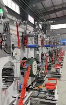 350 m/min Avvolgitore automatico a cinghia in PET con tensione di avvolgimento regolabile