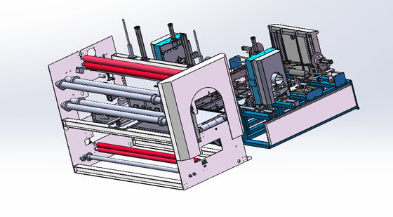 Macchine per l'imballaggio automatico di pellicole per tessuti a rotoli di PE