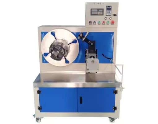 Controllo della tensione macchina di avvolgimento di tubi di plastica a disco singolo bobina di plastica automatica