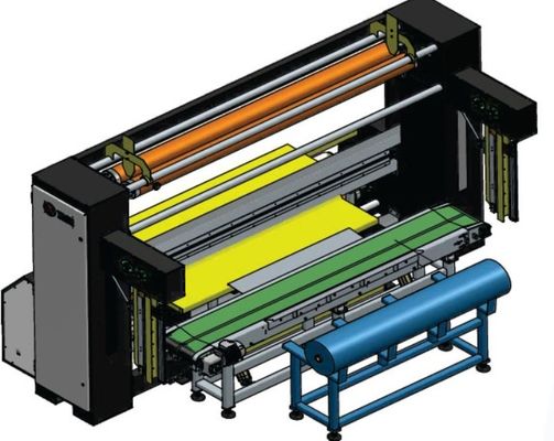 Controllo PLC della macchina di avvolgimento automatico a doppia catena per cuscini