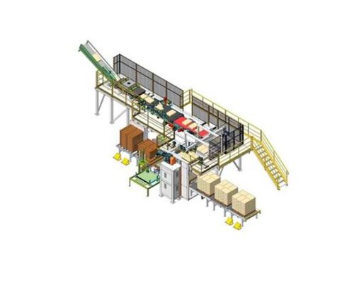Linea elettrica di imballaggio e pallettizzazione macchina automatizzata di pallettizzazione e depallettizzazione