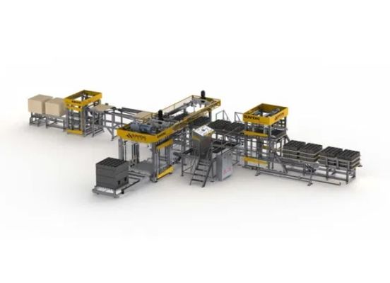 Soluzioni per l'imballaggio automatico a schermo tattile e la palettezzazione per diversi settori