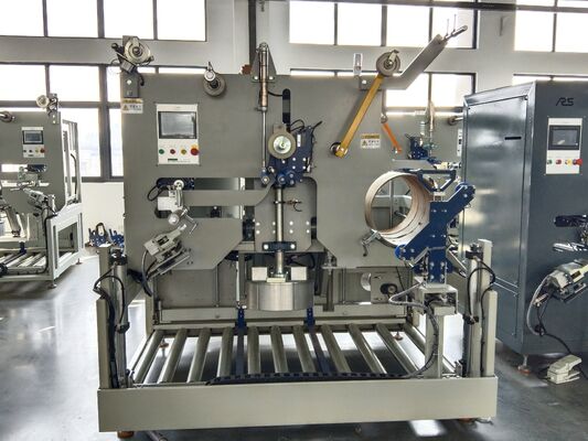 Rivoltatore automatico a cinghia in PET a ripiegamento parallelo diretto con Dancer Constant Tension e 820 mm Max Package OD