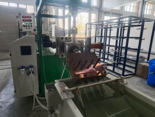 Modulo di pre-essiccazione integrato nella tramoggia del materiale per linea di estrusione di nastri in PP
