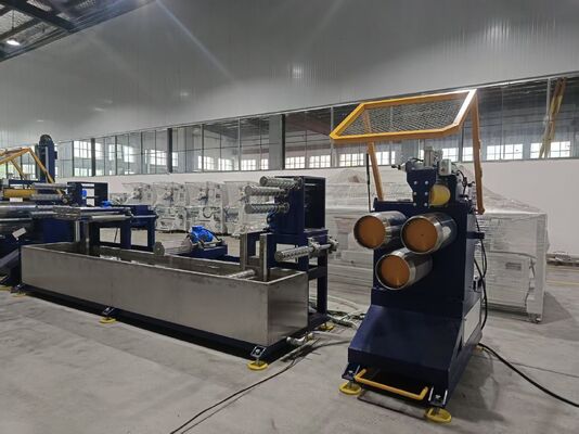 Sistema di rimozione dell'acqua a due stadi per prodotto secco prima dell'avvolgimento – Linea di reggiatura in PP